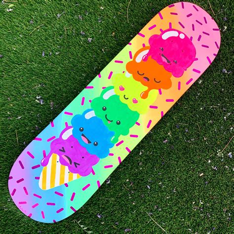 Skateboard Art Painted Skateboard Skateboard Deck Art Skateboard Art