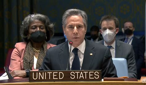 Remarks By Secretary Antony J Blinken At The UN Security Council On Russia S Threat To Peace