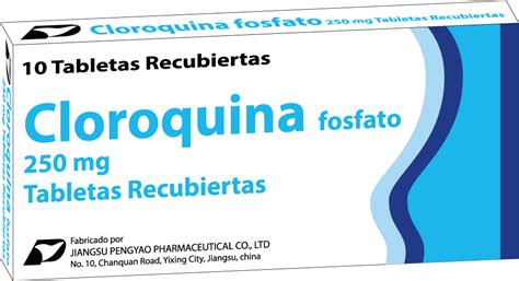Cloroquina Fosfato 250 Mg Tabletas Recubiertas Unimark Sa