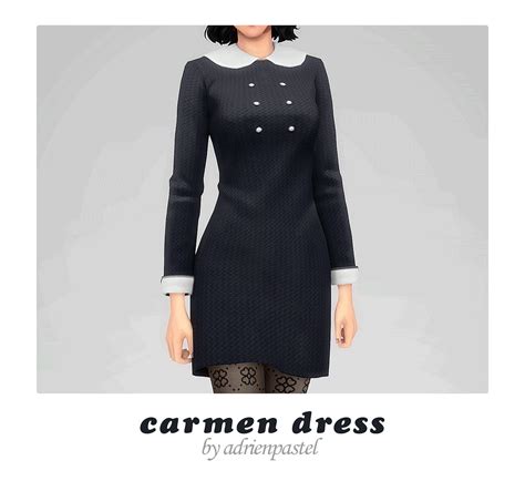 Its Adrienpastel 📑 Carmen Dress · Base Game Mmfinds