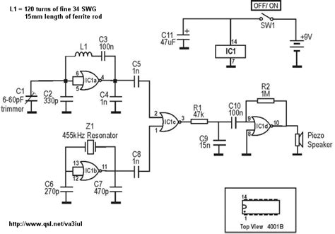 Metal Detector Circuit Diagrams And Projects