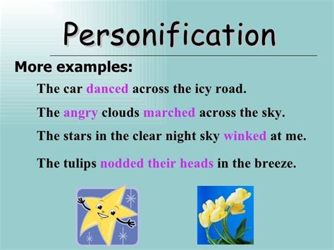 Imgs For Personification Examples Personification Classroom Anchor