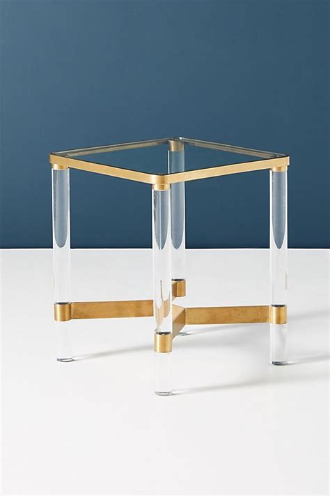 Slide View 4 Oscarine Lucite End Table End Tables Acrylic