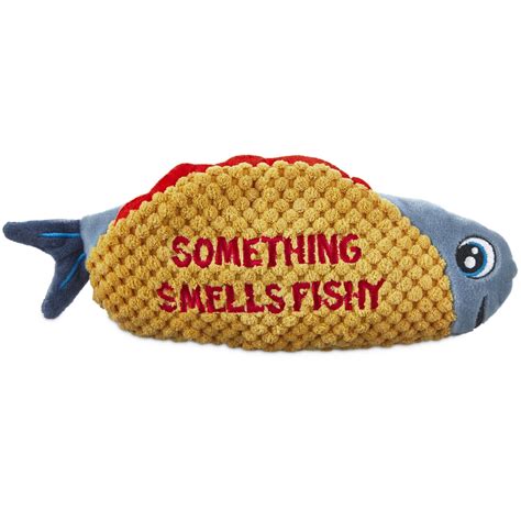 Price & participation may vary. Seaside Summer Fish Taco Flattie Dog Toy - Feed your ...