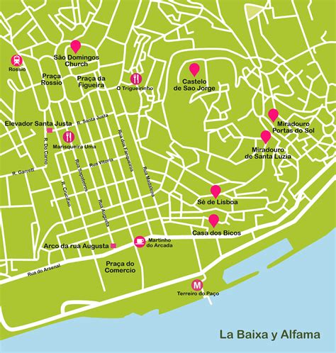 Mapa Dos Bairros De Lisboa
