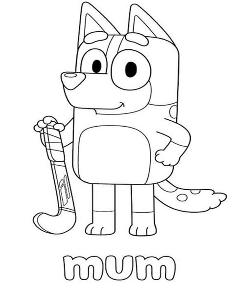 Free And Easy To Print Bluey Coloring Pages Disney Coloring Pages Cute