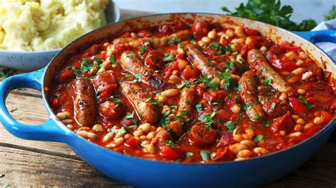 Sausage And Bean Casserole Recipe Youtube