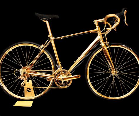 24k Solid Gold Bicycle Gold Bike Racing Bikes Bicycle
