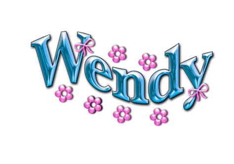 Wendy Name Boards All Names Original Artwork Labels Language Png