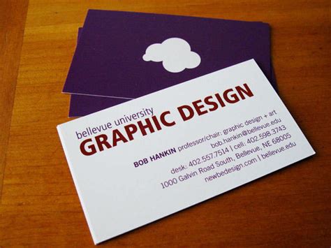 Graphic Design Program Business Cards On Behance