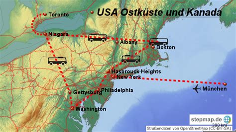 — usa hockey (@usahockey) june 5, 2021. StepMap - Ostküste USA + Kanada - Landkarte für Nordamerika
