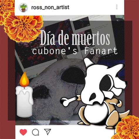 💀🍂 Día De Muertos —cubone Fanart—🍂💀 •pokémon• En Español Amino