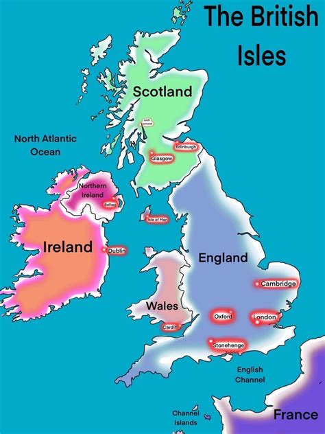 British Isles Map Once Upon A Homeschooler
