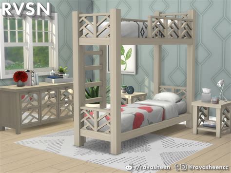 The Sims Resource Thats What She Bed Bunk Bed Frame