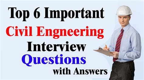 Top 6 Important Civil Engineering Interview Question With Answers Youtube