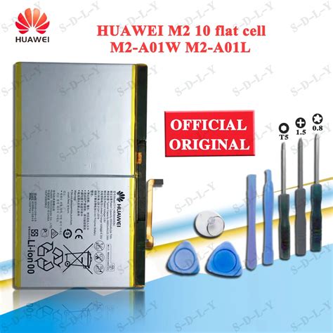 100 Original Huawei M2 10 Flat Cell M2 A01w M2 A01l Battery