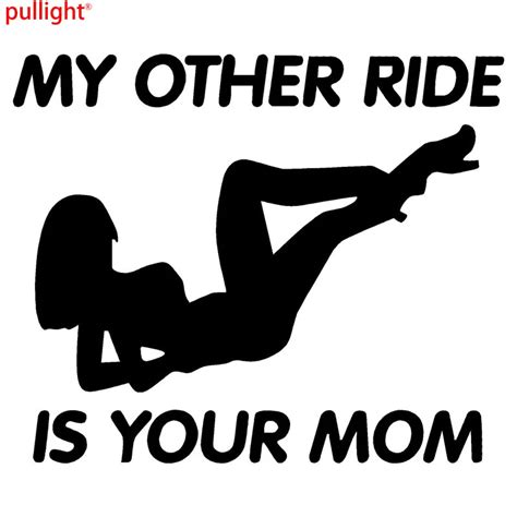 15cm 12 5cm my other ride is your mom decal truck car import funny car stylings motorcycle suvs