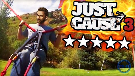 Just Cause 3 Funny Moments Human Slingshot Jc3 Gameplay Hd
