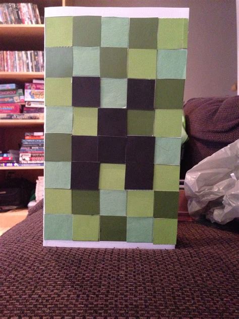 This escape room map consists of about 8 rooms, and is pretty fun to test your sk. Handmade minecraft creeper card for my little bro | Minecraft cards, Cards handmade, Cards