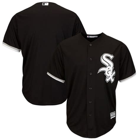 Majestic Chicago White Sox Black Official Cool Base Jersey