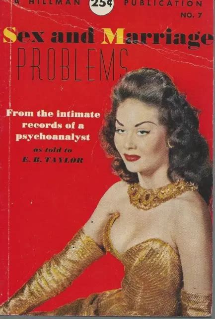 Hillman Books 7 Sex And Marriage Problems F B Taylor Vintage Sleaze Paperback 9 99 Picclick