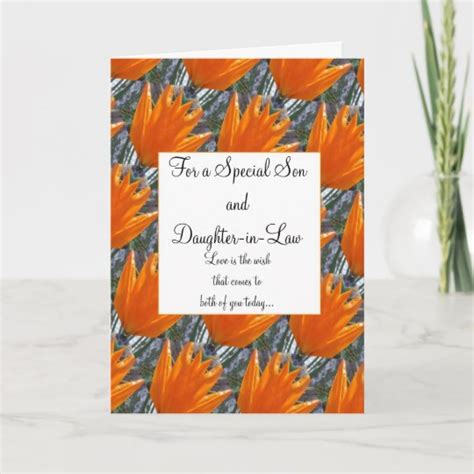 Happy Wedding Anniversary Son And Wife Flowers Card Au