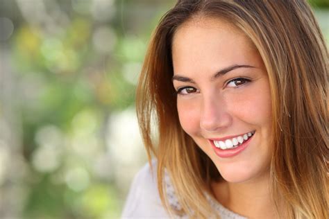 Beautiful Woman With A Whiten Perfect Smile Upper Cervical