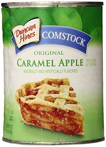 Sprinkle with sugar and bake at 400 degrees for about 30 minutes or until the filling is bubbling. Comstock Caramel Apple Pie Filling and Topping 21oz Can ...