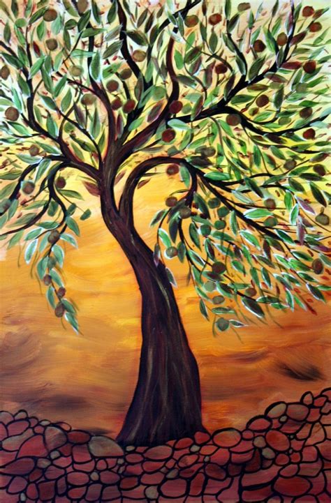 We tried hawaii's first ever olive garden located in ala moana shopping center which is the largest mall in hawaii and is one of the largest open air. OLIVE TREE at SUNSET 24X36 ORIGINAL OIL PAINTING on ...
