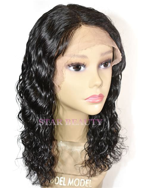 Model Model Nude Fresh Brazilian Human Hair Lace Front Wig Wet And Wavy Pacific Wave Lar49