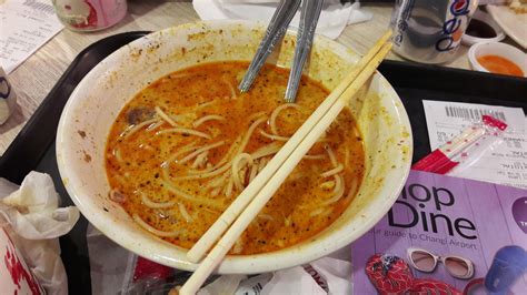 Diy laksa ramen noodles (in a mug!) author: I ate Singaporean Laksa(Rice noodles).