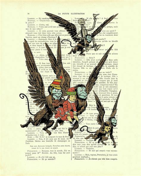 Wizard Of Oz Flying Monkeys Scene Digital Art By Madame Memento Pixels
