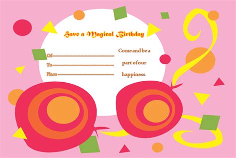 2 Birthday Invitation Templates Free Sample Templates