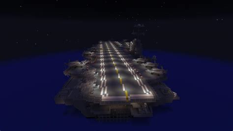 Aircraft Carrier Gerald R Ford Class Minecraft Project