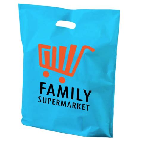12 X 15 X 3 Promotional Plastic Bags With 7 Colors Plastic Bags