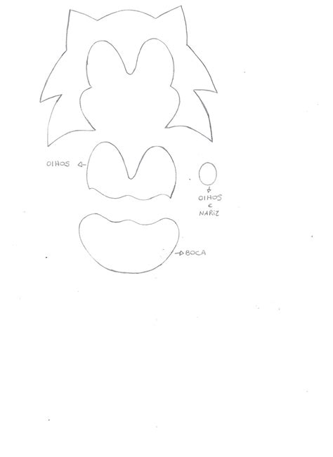 Ideas Para Imprimir Moldes De La Cara De Sonic