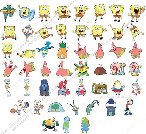 Spongebob Squarepants Shapes Spongebob Squarepants Squarepants