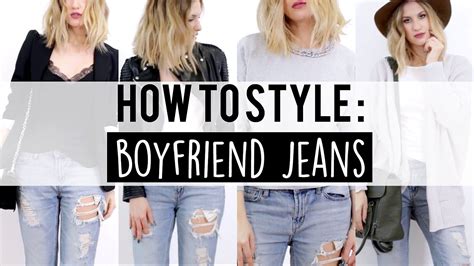 BOYFRIEND JEANS 5 Different Ways | Boyfriend jeans, Boyfriend jeans style, Boyfriend