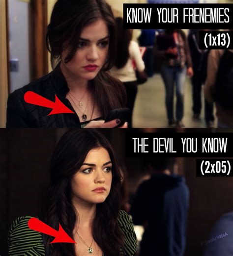 [aria And Her Pretty Little Necklace] I’m Sure You Most Of You Have Noticed Aria Wearing Her “a