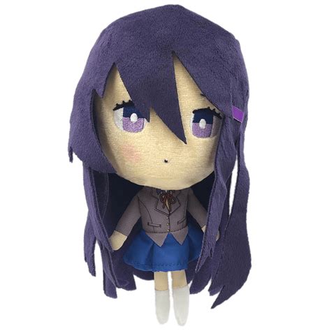 Doki Doki Literature Club Yuri Plush Doll Transparent Png Stickpng