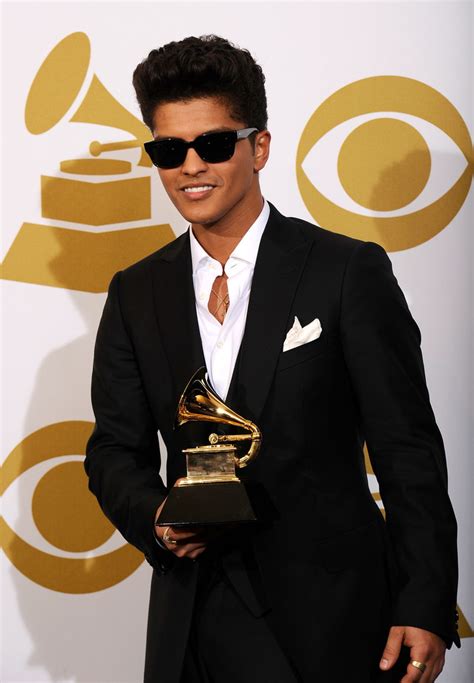 Bruno Mars In The 53rd Annual Grammy Awards Press Room