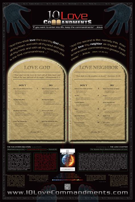 10 Love Commandments Poster - 10 Love Commandments Website10 Love