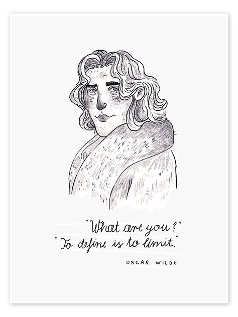 Oscar Wilde Quote Print By Kaja Kajfez Posterlounge