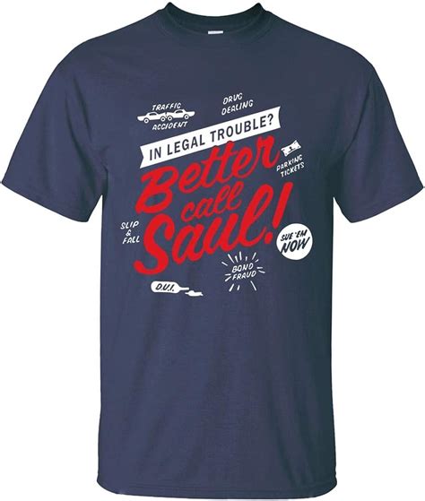 Tv Show Better Call Saul Letters Printed Men T Shirts Summer 100