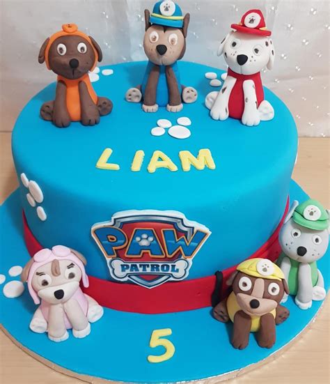 Paw Patrol Cake Rumble Grumble Parties