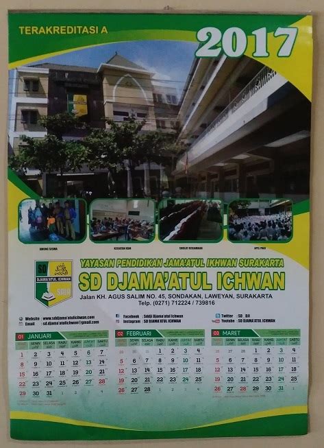 Tempat Pesan Kalender Gambar Sekolahan Di Solo ~ Solo Online