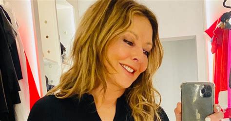 carol vorderman parades ageless figure as she squeezes into hot sex picture