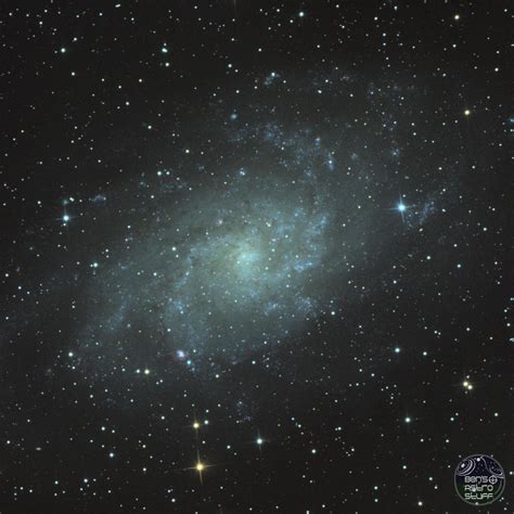 M33 Triangulum Galaxy Rastrophotography