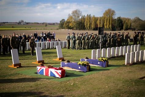 Three First World War Soldiers Finally Given Proper Burial 100 Years On