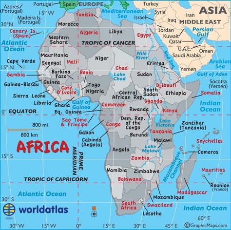 Large Map Of Africa Easy To Read And Printable Africa Map Map Africa